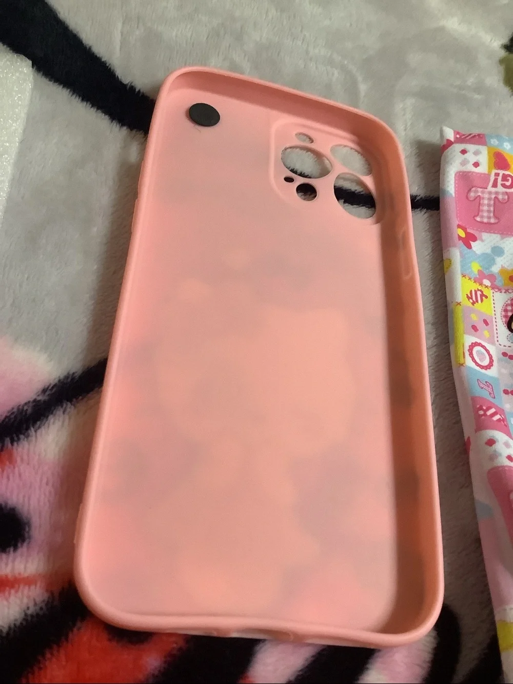 Woman’s Hello Kitty Pink Phone Case, 13 Pro max Pouch, Lanyard & Charm Set